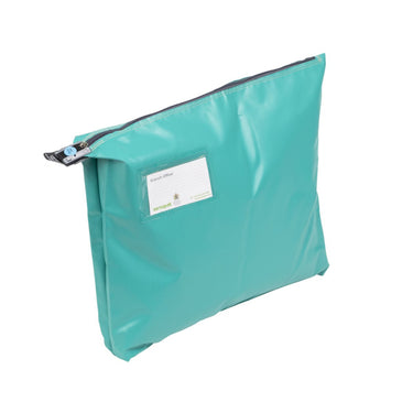 Single Seam Mail Bag with Gusset CG2 Button Green